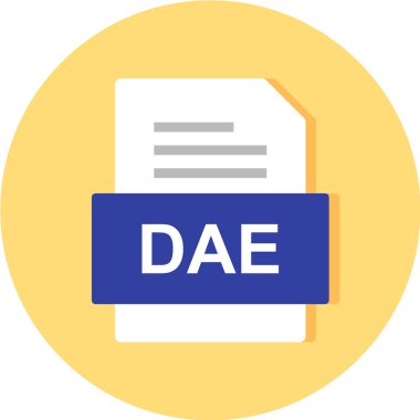 dosya biçimi simgesi, vektör illüstrasyonu