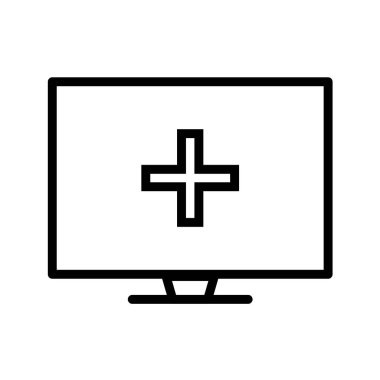 bilgisayar simgesi vektör illüstrasyonu