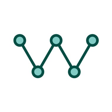 Molekül simgesi vektör illüstrasyonu