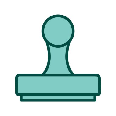 Moda Biçiminde Pul Simgesi İzole Arkaplan