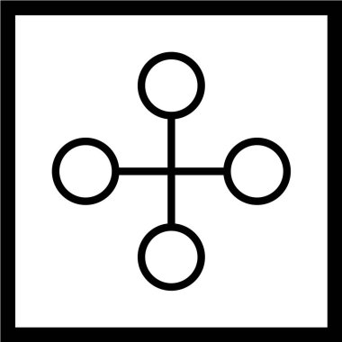 seo modern simgesinin vektör illüstrasyonu