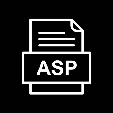 dosya biçimi simgesi, vektör illüstrasyonu