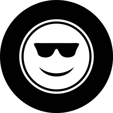 Havalı Emoji Simgesi Moda Tarzı İzole Arkaplan