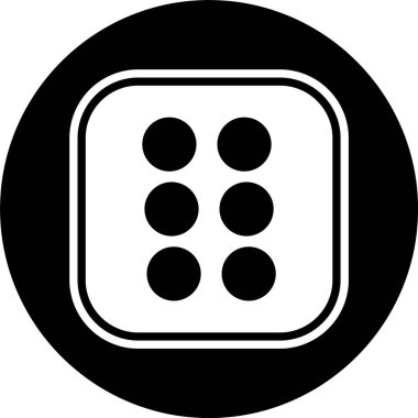 Zar Altı Simgesi Stili İzole Arkaplan