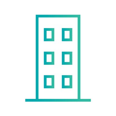 Emlak simgesi vektör illüstrasyonu