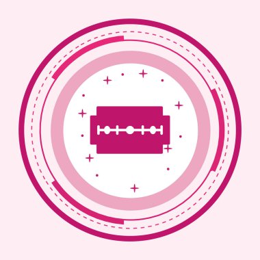 Bıçak Simgesi Moda Biçimi Ayrı Arka Gruplandırılmış