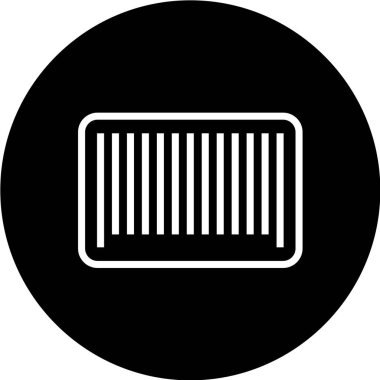 barkod simgesi vektör illüstrasyonu