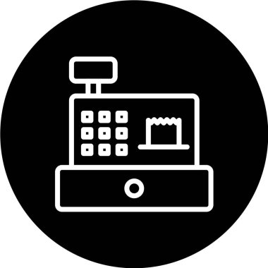 Modern b 'nin vektör illüstrasyonunda nakit yok