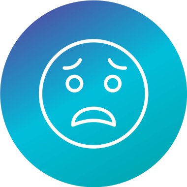 Moda Biçimli Emoji Simgesi İzole Arkaplan 