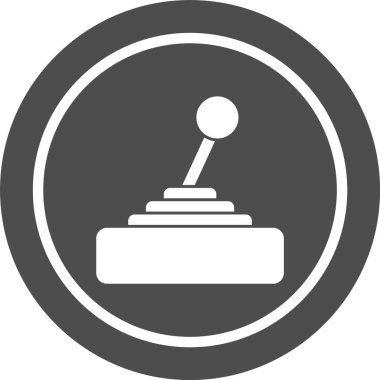  Moda Biçimli İzole Arkaplanda Oyun yastığı Simgesi