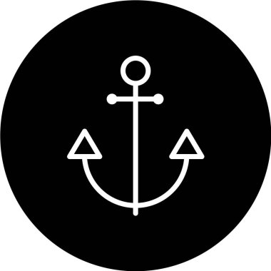 çapa simgesi vektör illüstrasyonu