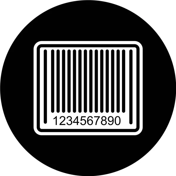 Barcode Symbol Vektor Illustration — Stockvektor