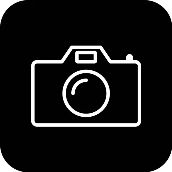 Икона Фотокамеры Векторная Миграция — стоковый вектор