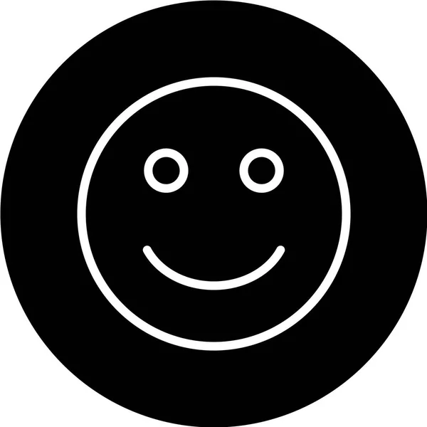 Εικονίδιο Χαμόγελο Διανυσματική Απεικόνιση — Διανυσματικό Αρχείο