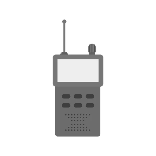 Walkie Talkie Icono Estilo Moda Aislado Fondo — Vector de stock