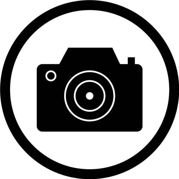 Camera Icon Vector Illustration — Stock Vector