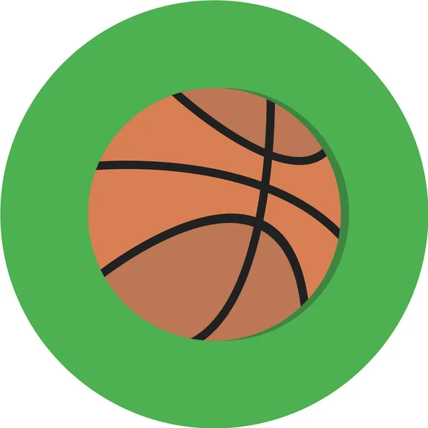 Vektorová Ilustrace Basketbalu — Stockový vektor