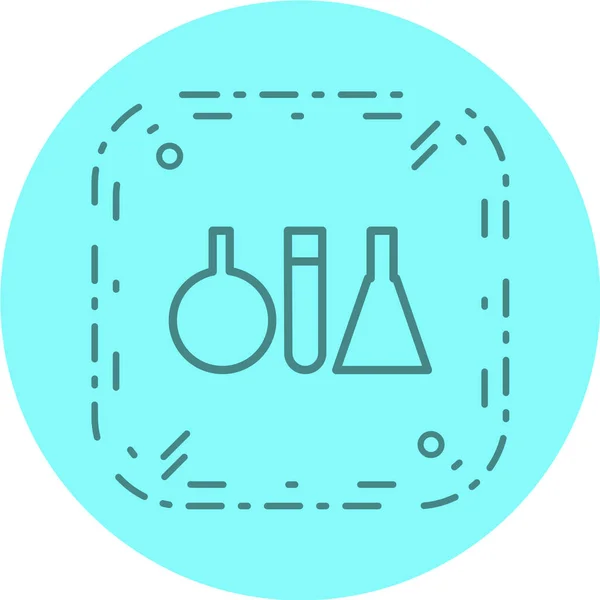 Illustrazione Vettoriale Icona Scienza Tecnologia — Vettoriale Stock