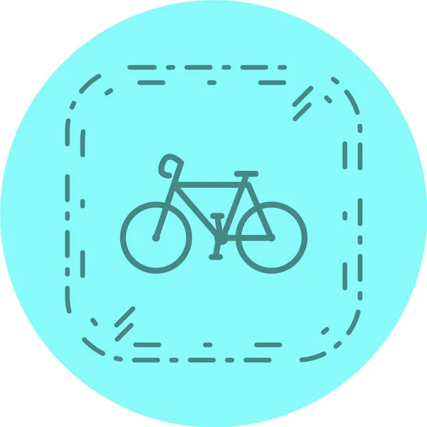 Fahrradsymbol Vektorillustration — Stockvektor