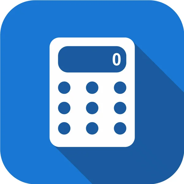 Calculator Icoon Vector Illustratie — Stockvector