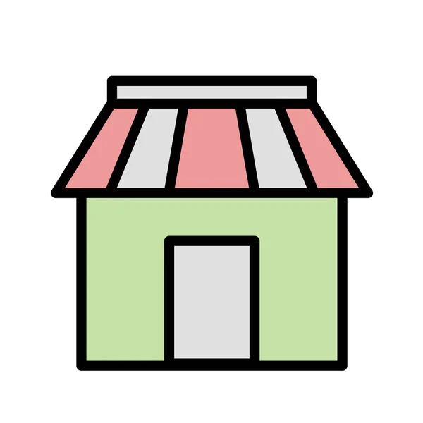 Shop Icon Vektor Illustration — Stockvektor