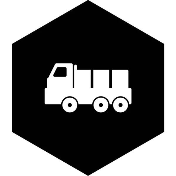 Lkw Ikone Vektor Illustration — Stockvektor