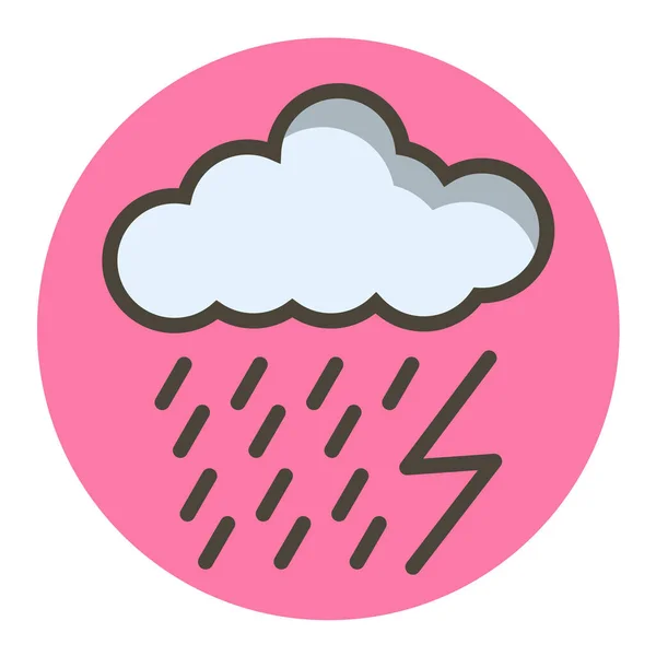 Vector Storm Clouds Icon — Stock Vector