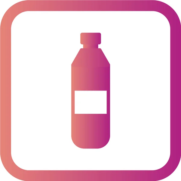 Ilustración Vectorial Botellas Icono Simple — Archivo Imágenes Vectoriales