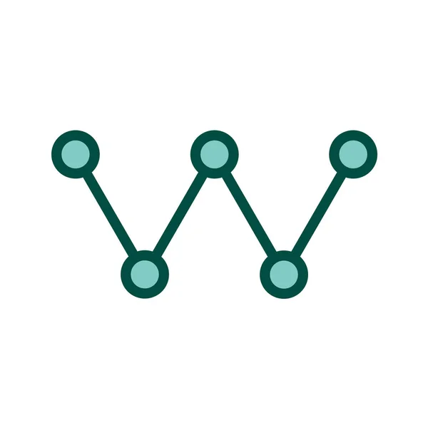 Molecule Pictogramă Ilustrație Vectorială — Vector de stoc