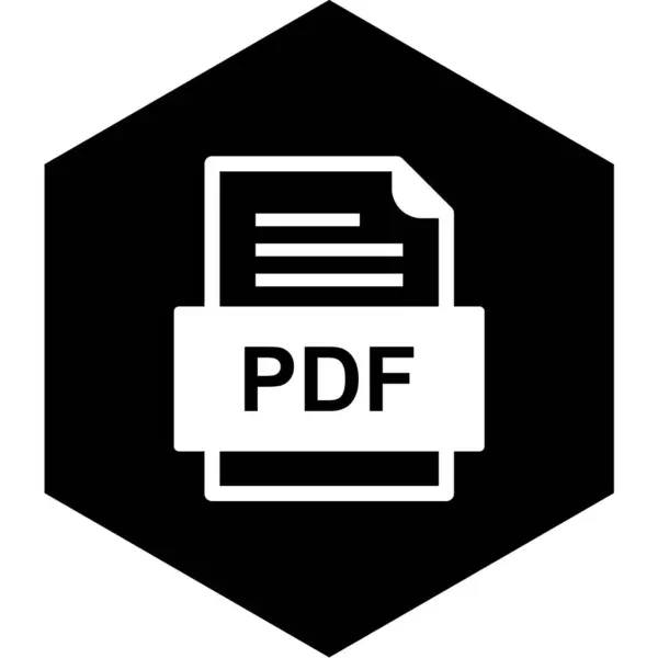 Dateiformat Icon Vektor Illustration — Stockvektor