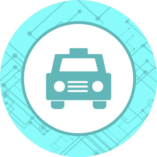 Vektor Illusztrációja Taxi Ikon — Stock Vector