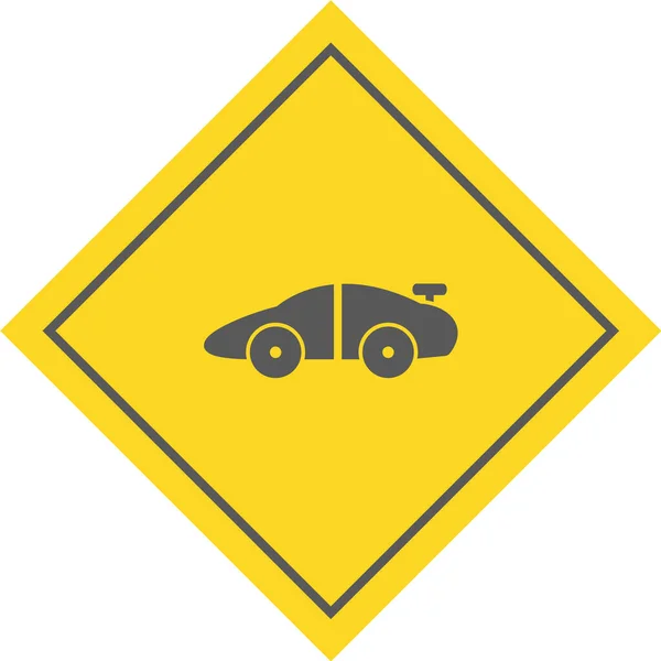 Pictogram Verkeersbord Vectorillustratie — Stockvector