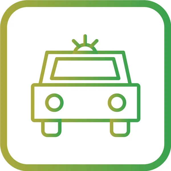 Icono Coche Vector Ilustración — Archivo Imágenes Vectoriales