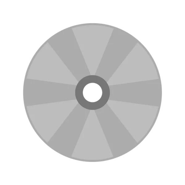 Compact Disk Icon Trendigen Stil Isolierten Hintergrund — Stockvektor