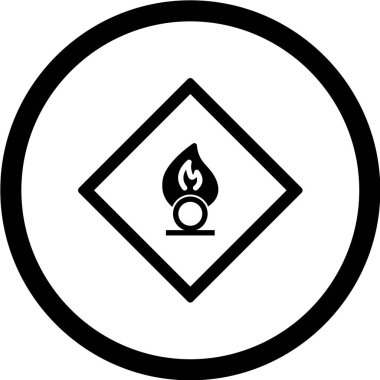 Yol simgesi, vektör illüstrasyonu