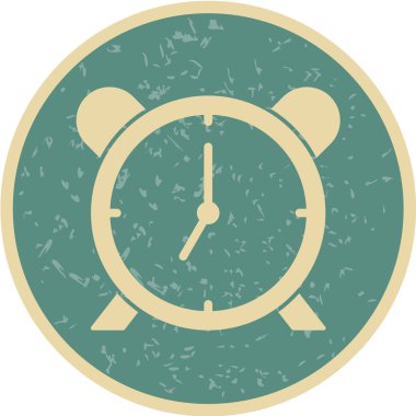 Bir saatin vektör illüstrasyonu