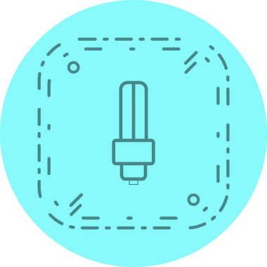 Moda Biçimli Enerji Koruyucu Simgesi İzole Arkaplan