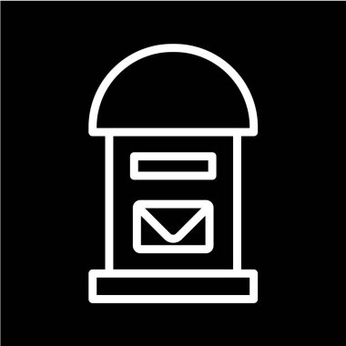 Modern b 'nin vektör illüstrasyonu simge zarfından yoksun