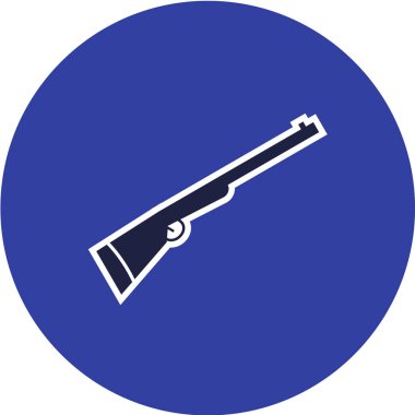 Modern b 'nin vektör illüstrasyonu simge tabancasından yoksun