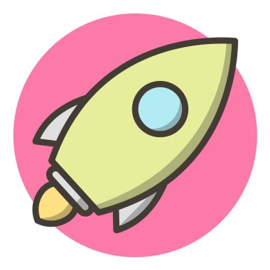 Seo ve servislerin vektör illüstrasyonu düz renkli simge.