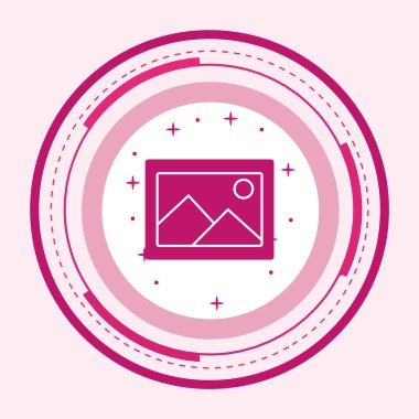 Resim Simgesi Moda Biçiminde İzole Arka Gruplandırılmış