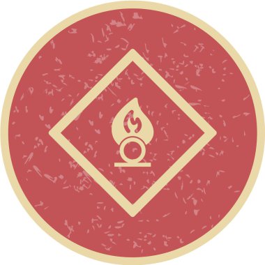 Yol simgesi, vektör illüstrasyonu