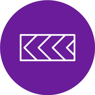 Yol simgesi, vektör illüstrasyonu