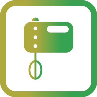 Karıştırıcı vektör illüstrasyonu, basit simge