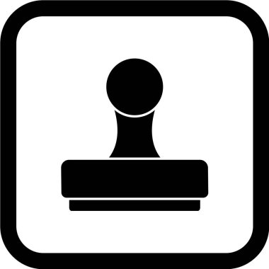 Moda Biçiminde Pul Simgesi İzole Arkaplan