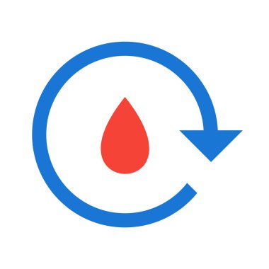 Su Geri Dönüşüm Simgesi Moda Biçiminde İzole Arkaplan