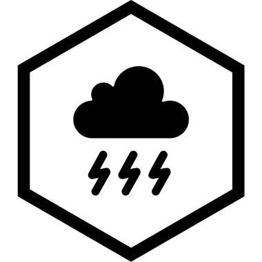 Vektör illüstrasyonu, hava simgesi 