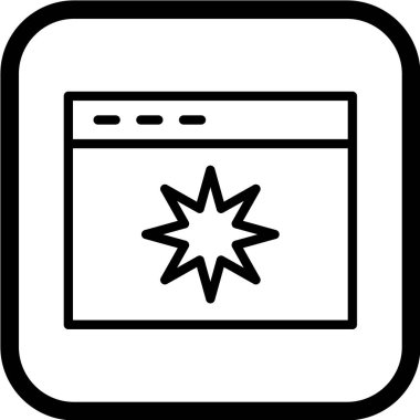 Web tasarım vektörü simgesi