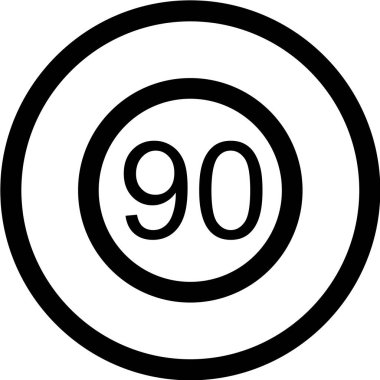 Yol simgesi, vektör illüstrasyonu