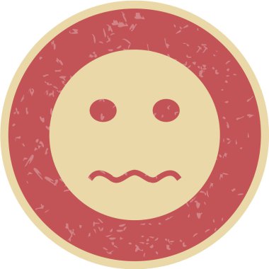 Moda Biçimli Emoji Simgesi İzole Arkaplan 